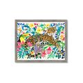 Picture of Vibrant Fusion Jaguar _GroupedProduct_Rectangle_Landscape_Framed_Matted_