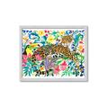 Picture of Vibrant Fusion Jaguar _GroupedProduct_Rectangle_Landscape_Framed_Matted_