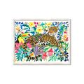 Picture of Vibrant Fusion Jaguar _GroupedProduct_Rectangle_Landscape_Framed_Matted_