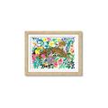 Picture of Vibrant Fusion Jaguar _GroupedProduct_Rectangle_Landscape_Framed_Matted_