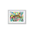 Picture of Vibrant Fusion Jaguar _GroupedProduct_Rectangle_Landscape_Framed_Matted_