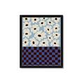 Picture of Blue Patterned Floral Perfection  _GroupedProduct_Rectangle_Portrait_Framed_Matted_