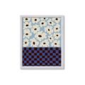 Picture of Blue Patterned Floral Perfection  _GroupedProduct_Rectangle_Portrait_Framed_Matted_