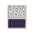 Picture of Blue Patterned Floral Perfection  _GroupedProduct_Rectangle_Portrait_Framed_Matted_