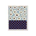 Picture of Blue Patterned Floral Perfection  _GroupedProduct_Rectangle_Portrait_Framed_Matted_