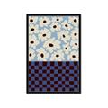 Picture of Blue Patterned Floral Perfection  _GroupedProduct_Rectangle_Portrait_Framed_Matted_