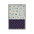 Picture of Blue Patterned Floral Perfection  _GroupedProduct_Rectangle_Portrait_Framed_Matted_
