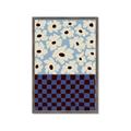 Picture of Blue Patterned Floral Perfection  _GroupedProduct_Rectangle_Portrait_Framed_Matted_