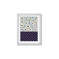 Picture of Blue Patterned Floral Perfection  _GroupedProduct_Rectangle_Portrait_Framed_Matted_