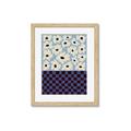 Picture of Blue Patterned Floral Perfection  _GroupedProduct_Rectangle_Portrait_Framed_Matted_