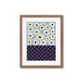 Picture of Blue Patterned Floral Perfection  _GroupedProduct_Rectangle_Portrait_Framed_Matted_