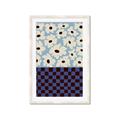 Picture of Blue Patterned Floral Perfection  _GroupedProduct_Rectangle_Portrait_Framed_Matted_