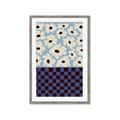 Picture of Blue Patterned Floral Perfection  _GroupedProduct_Rectangle_Portrait_Framed_Matted_