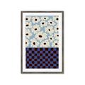 Picture of Blue Patterned Floral Perfection  _GroupedProduct_Rectangle_Portrait_Framed_Matted_