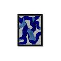 Picture of Constellation of Blue Strokes _GroupedProduct_Rectangle_Portrait_Framed_Matted_