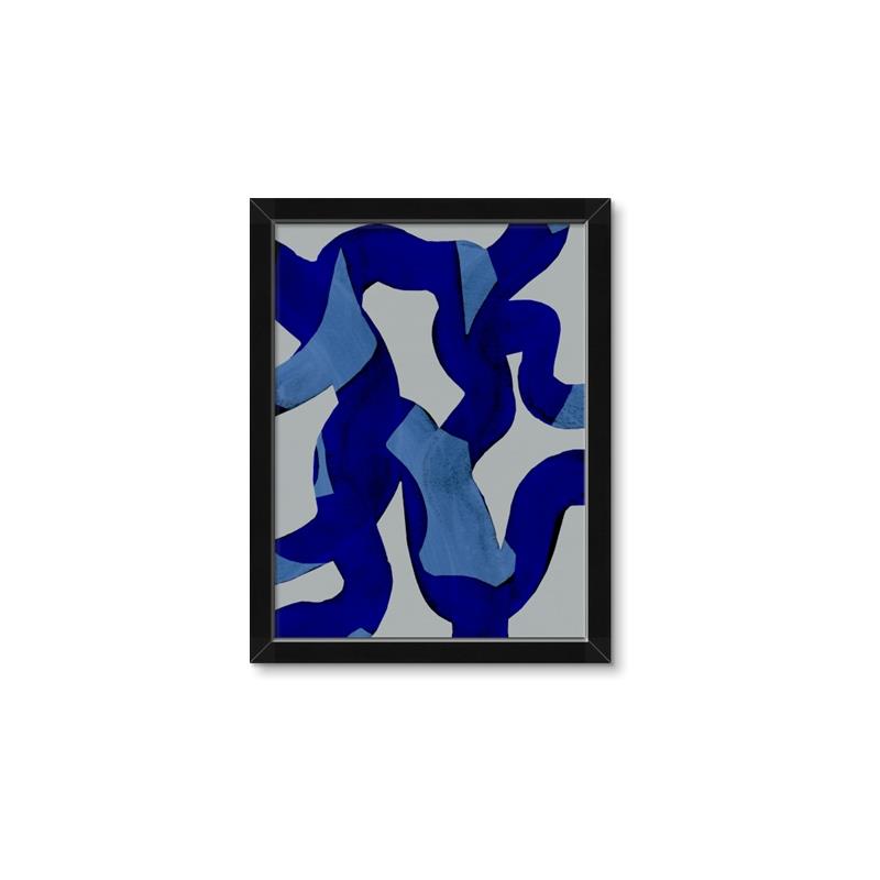 Picture of Constellation of Blue Strokes _GroupedProduct_Rectangle_Portrait_Framed_Matted_