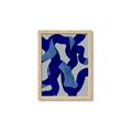 Picture of Constellation of Blue Strokes _GroupedProduct_Rectangle_Portrait_Framed_Matted_