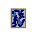 Picture of Constellation of Blue Strokes _GroupedProduct_Rectangle_Portrait_Framed_Matted_