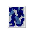 Picture of Constellation of Blue Strokes _GroupedProduct_Rectangle_Portrait_Framed_Matted_