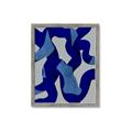 Picture of Constellation of Blue Strokes _GroupedProduct_Rectangle_Portrait_Framed_Matted_