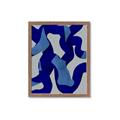 Picture of Constellation of Blue Strokes _GroupedProduct_Rectangle_Portrait_Framed_Matted_