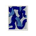 Picture of Constellation of Blue Strokes _GroupedProduct_Rectangle_Portrait_Framed_Matted_