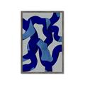 Picture of Constellation of Blue Strokes _GroupedProduct_Rectangle_Portrait_Framed_Matted_