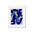 Picture of Constellation of Blue Strokes _GroupedProduct_Rectangle_Portrait_Framed_Matted_