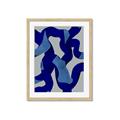 Picture of Constellation of Blue Strokes _GroupedProduct_Rectangle_Portrait_Framed_Matted_