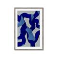 Picture of Constellation of Blue Strokes _GroupedProduct_Rectangle_Portrait_Framed_Matted_
