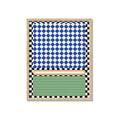 Picture of Psychedelic Checkered Aura _GroupedProduct_Rectangle_Portrait_Framed_Matted_
