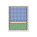 Picture of Psychedelic Checkered Aura _GroupedProduct_Rectangle_Portrait_Framed_Matted_