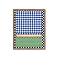 Picture of Psychedelic Checkered Aura _GroupedProduct_Rectangle_Portrait_Framed_Matted_