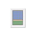Picture of Psychedelic Checkered Aura _GroupedProduct_Rectangle_Portrait_Framed_Matted_
