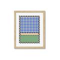 Picture of Psychedelic Checkered Aura _GroupedProduct_Rectangle_Portrait_Framed_Matted_