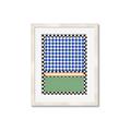 Picture of Psychedelic Checkered Aura _GroupedProduct_Rectangle_Portrait_Framed_Matted_