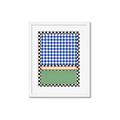 Picture of Psychedelic Checkered Aura _GroupedProduct_Rectangle_Portrait_Framed_Matted_