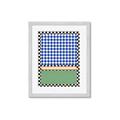 Picture of Psychedelic Checkered Aura _GroupedProduct_Rectangle_Portrait_Framed_Matted_