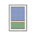 Picture of Psychedelic Checkered Aura _GroupedProduct_Rectangle_Portrait_Framed_Matted_