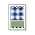 Picture of Psychedelic Checkered Aura _GroupedProduct_Rectangle_Portrait_Framed_Matted_