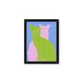 Picture of Optical Cat Duo _GroupedProduct_Rectangle_Portrait_Framed_Matted_