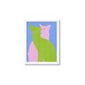 Picture of Optical Cat Duo _GroupedProduct_Rectangle_Portrait_Framed_Matted_
