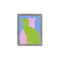 Picture of Optical Cat Duo _GroupedProduct_Rectangle_Portrait_Framed_Matted_