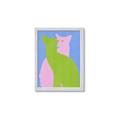 Picture of Optical Cat Duo _GroupedProduct_Rectangle_Portrait_Framed_Matted_