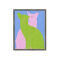 Picture of Optical Cat Duo _GroupedProduct_Rectangle_Portrait_Framed_Matted_