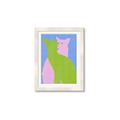 Picture of Optical Cat Duo _GroupedProduct_Rectangle_Portrait_Framed_Matted_