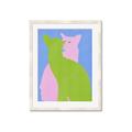 Picture of Optical Cat Duo _GroupedProduct_Rectangle_Portrait_Framed_Matted_
