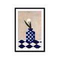 Picture of Kaleidoscopic Vase _GroupedProduct_Rectangle_Portrait_Framed_Matted_