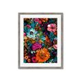 Picture of Chromatic Meadow of Flowers _GroupedProduct_Rectangle_Portrait_Framed_Matted_