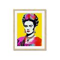 Picture of Botanical Bliss of Frida _GroupedProduct_Rectangle_Portrait_Framed_Matted_
